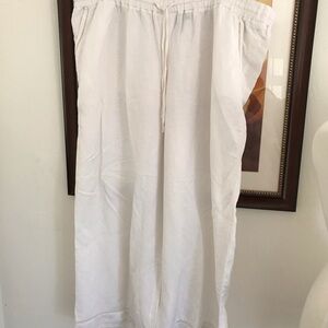 Wide Leg Linen Pants